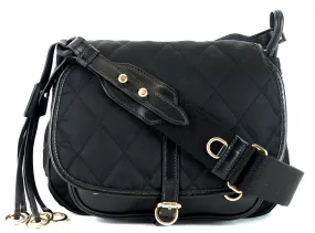 Corsaire Quilted Nylon and Calf Leather Bag