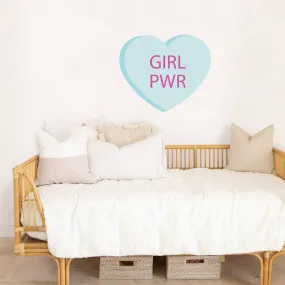 Custom Name Conversation Heart Wall Decal