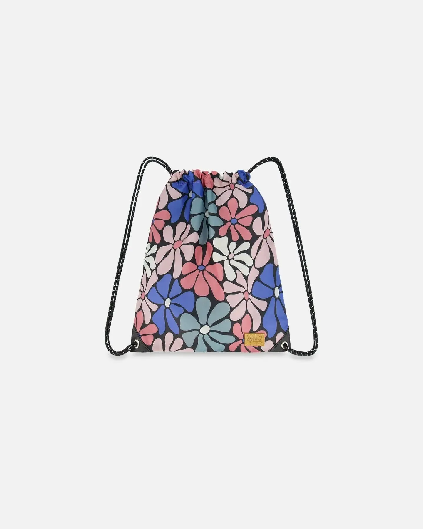 Drawstring Bag Printed Retro Flowers