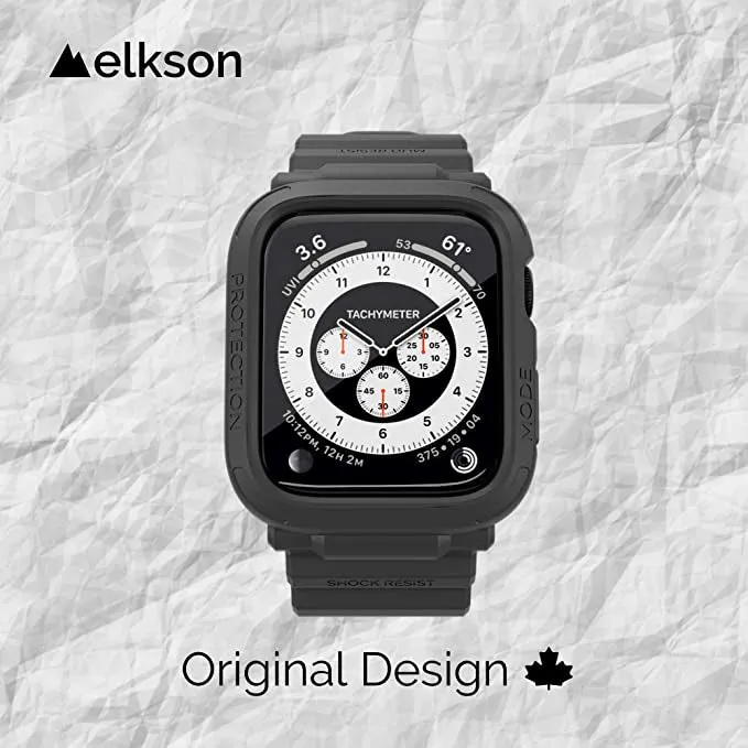 Elkson Quattro PRO Series Bumper case with Band 44/45mm - Black