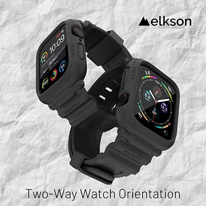 Elkson Quattro PRO Series Bumper case with Band 44/45mm - Black