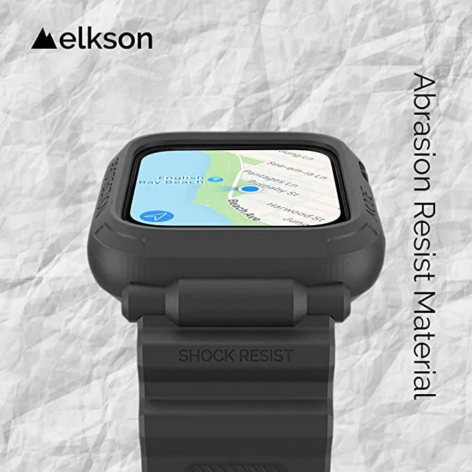 Elkson Quattro PRO Series Bumper case with Band 44/45mm - Black