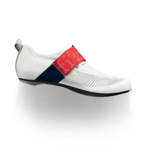 Fizik | Transiro Hydra Aeroweave | Carbon | Triathlonschoen | White / Red-Blue