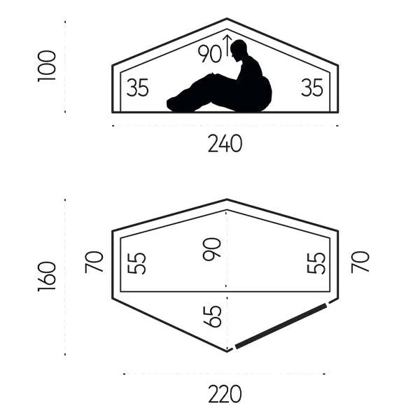 Fjallraven Abisko Lite 1 Tent Sand