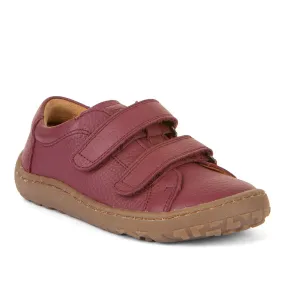 Froddo Barefoot Cuir Velcros Bordeaux