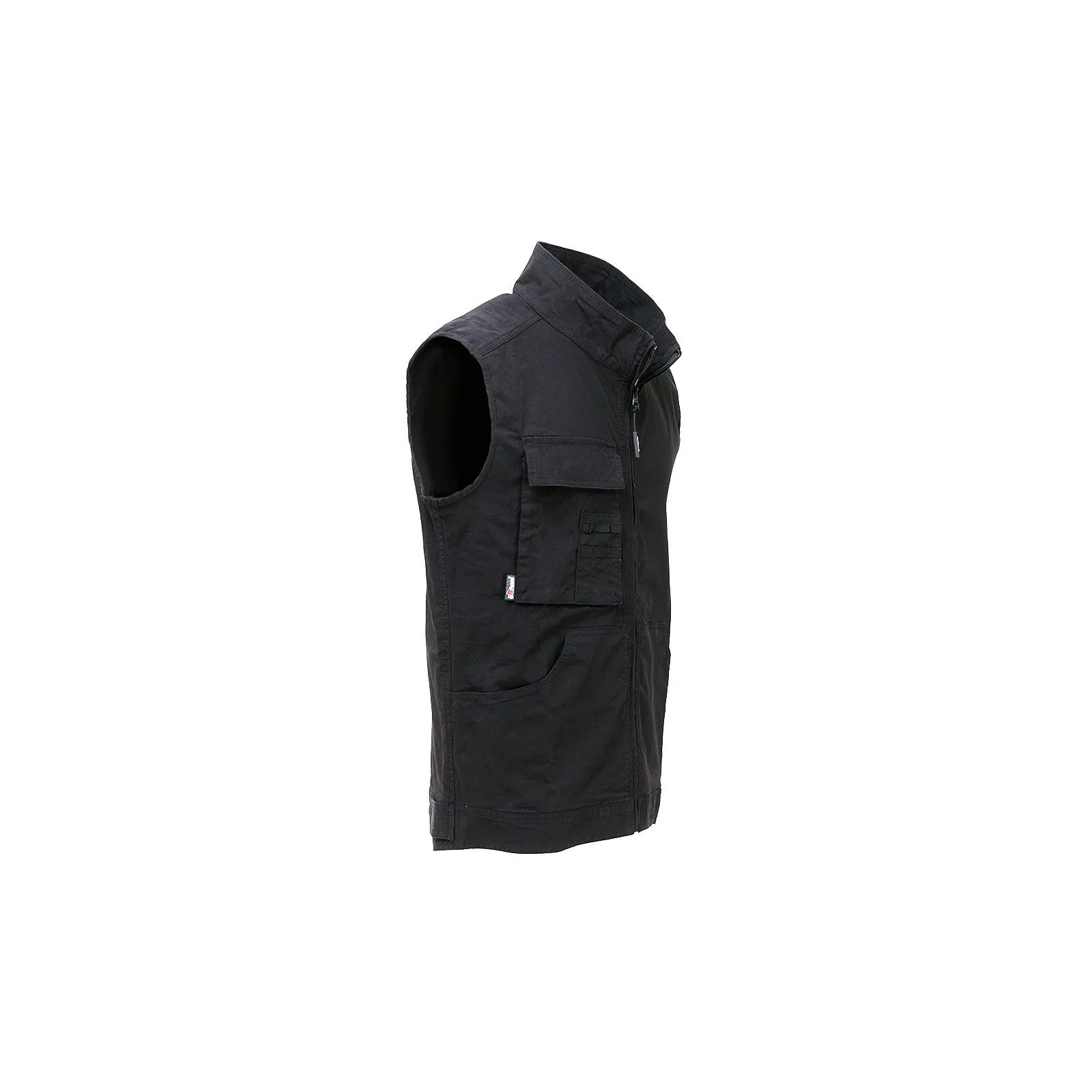 Gilet estivo da lavoro multitasca in cotone t. L-3XL colore nero UPOWER WAVE