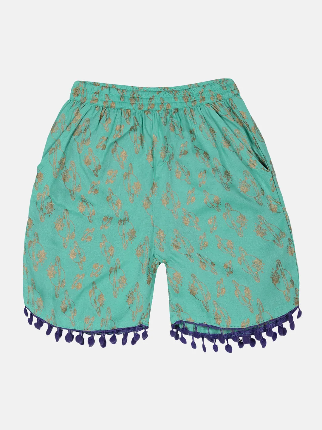 Girls AOP Print Shorts