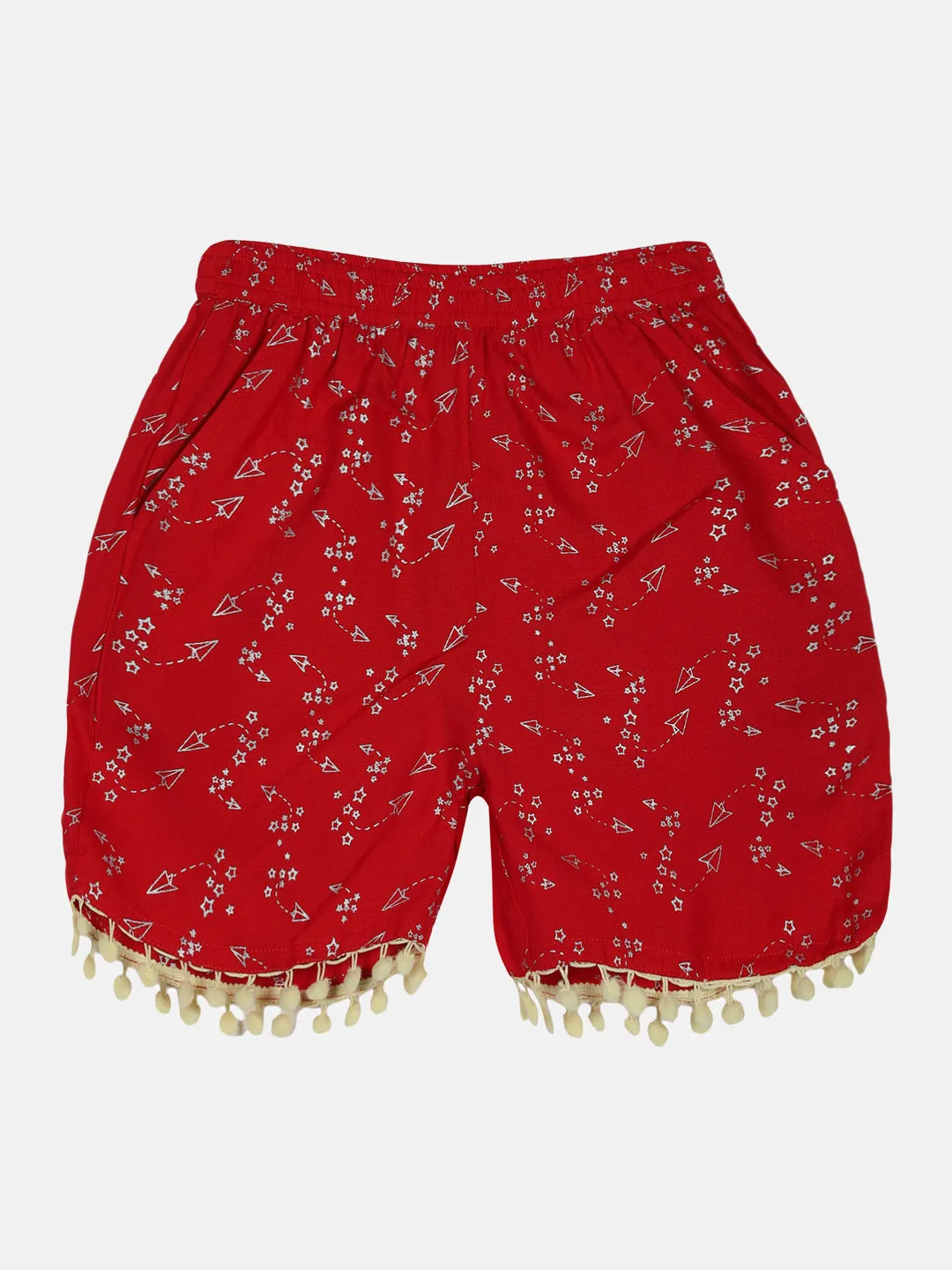 Girls AOP Print Shorts