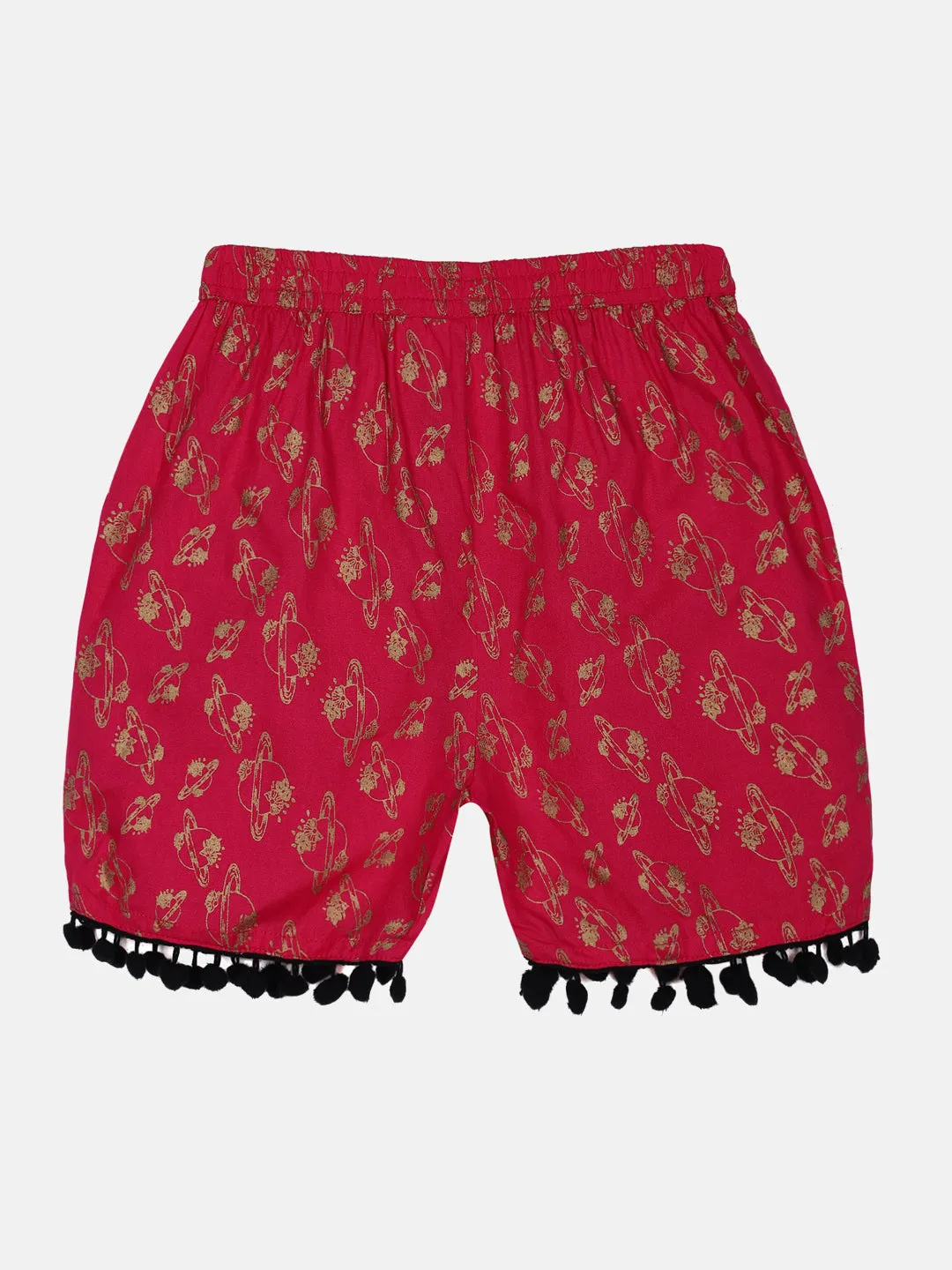 Girls AOP Print Shorts