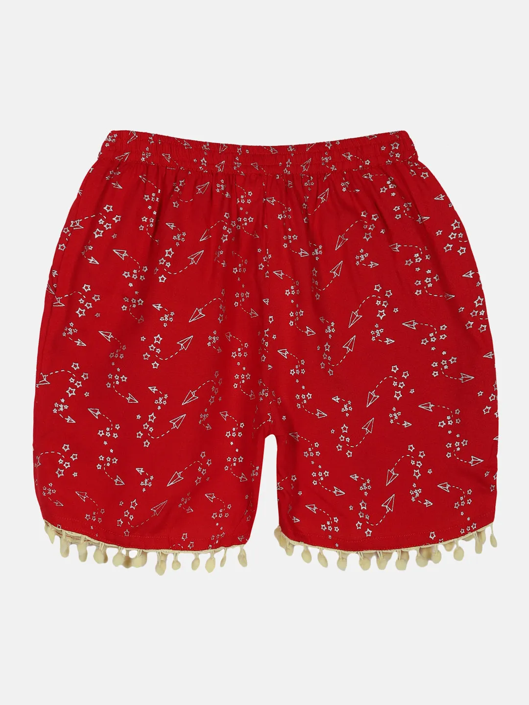 Girls AOP Print Shorts