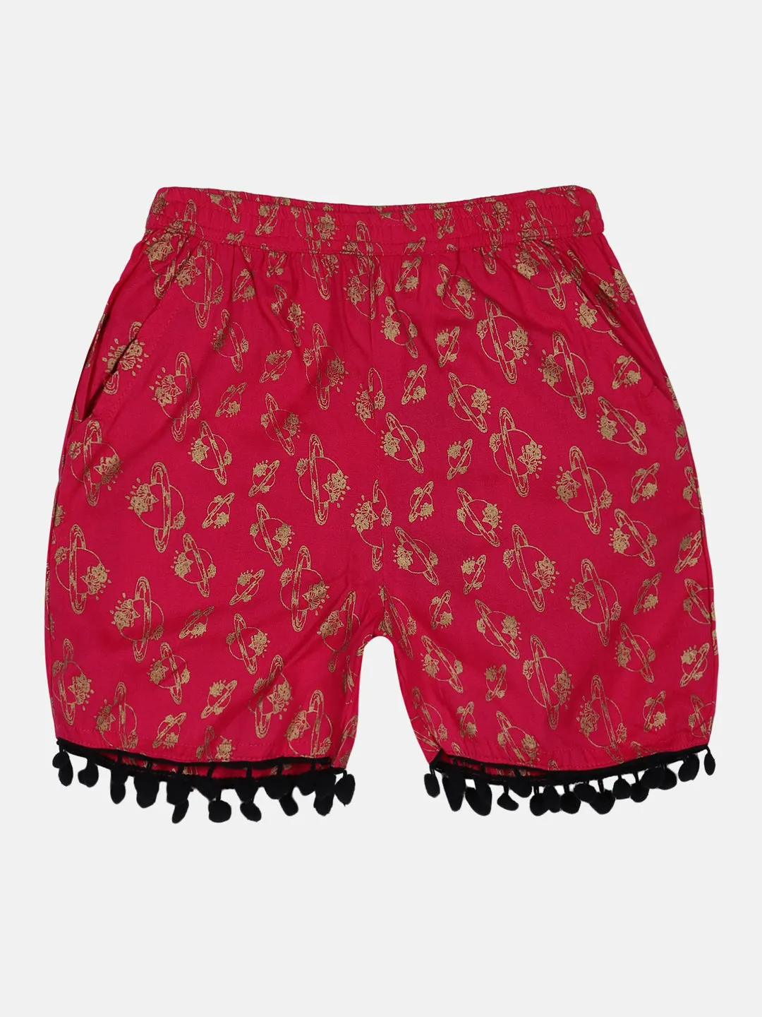 Girls AOP Print Shorts