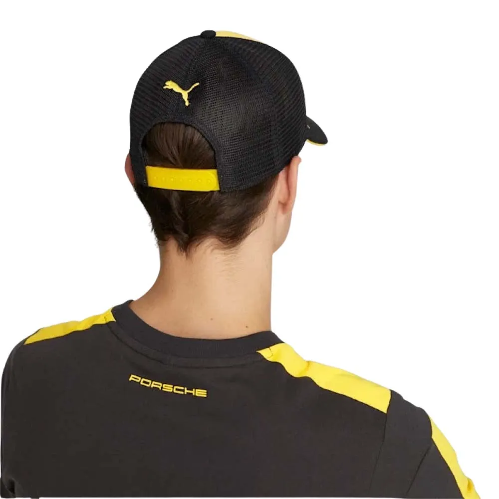 Gorra Puma para Hombre Porsche Legacy Trucker Cap Lemon Chrome