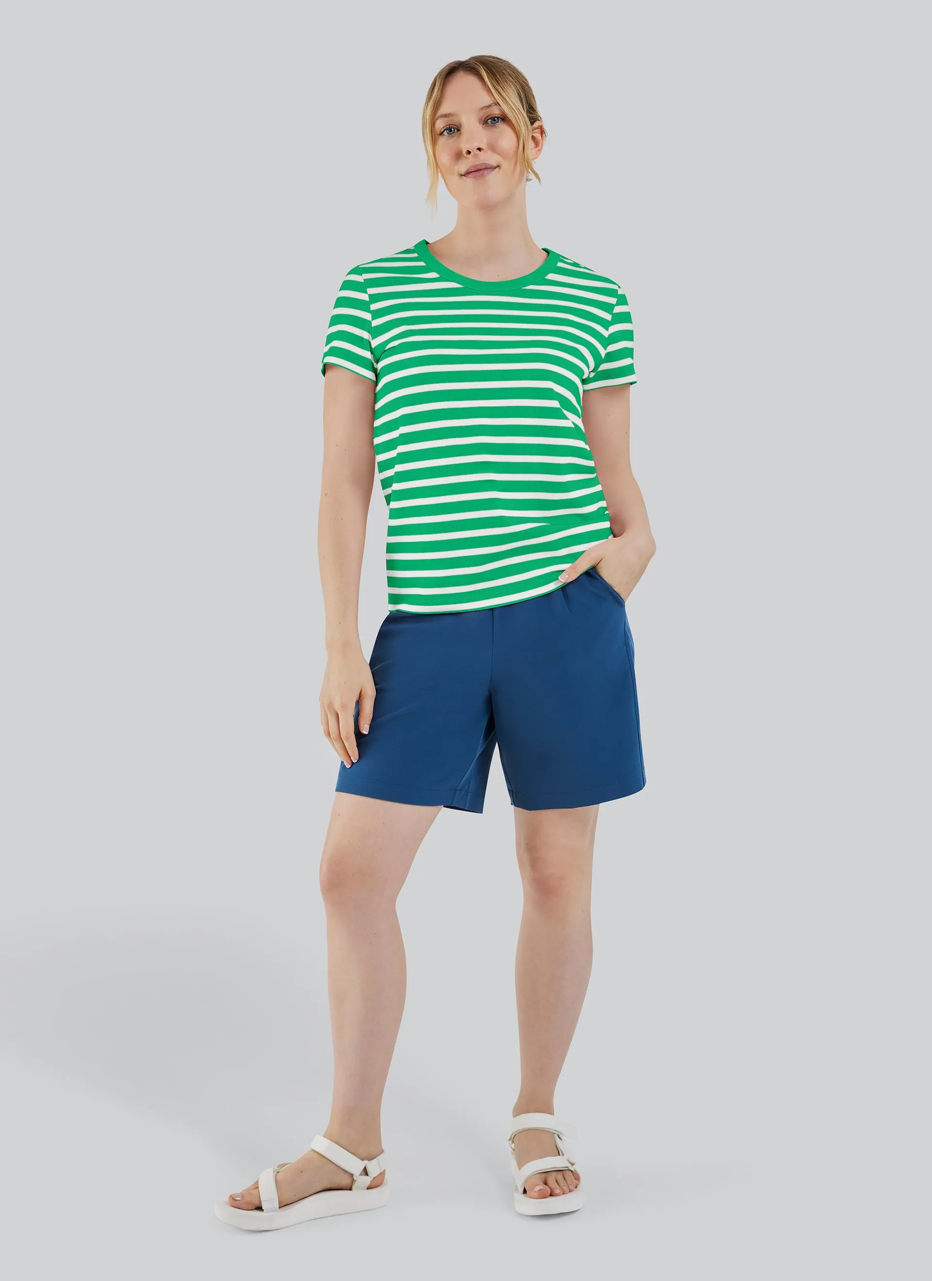 HAUT MANCHES COURTES NEWPORT||NEWPORT SHORT SLEEVE TOP