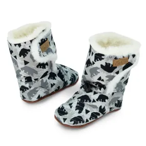 Jan and Jul Stay-Put Winter Booties Bear