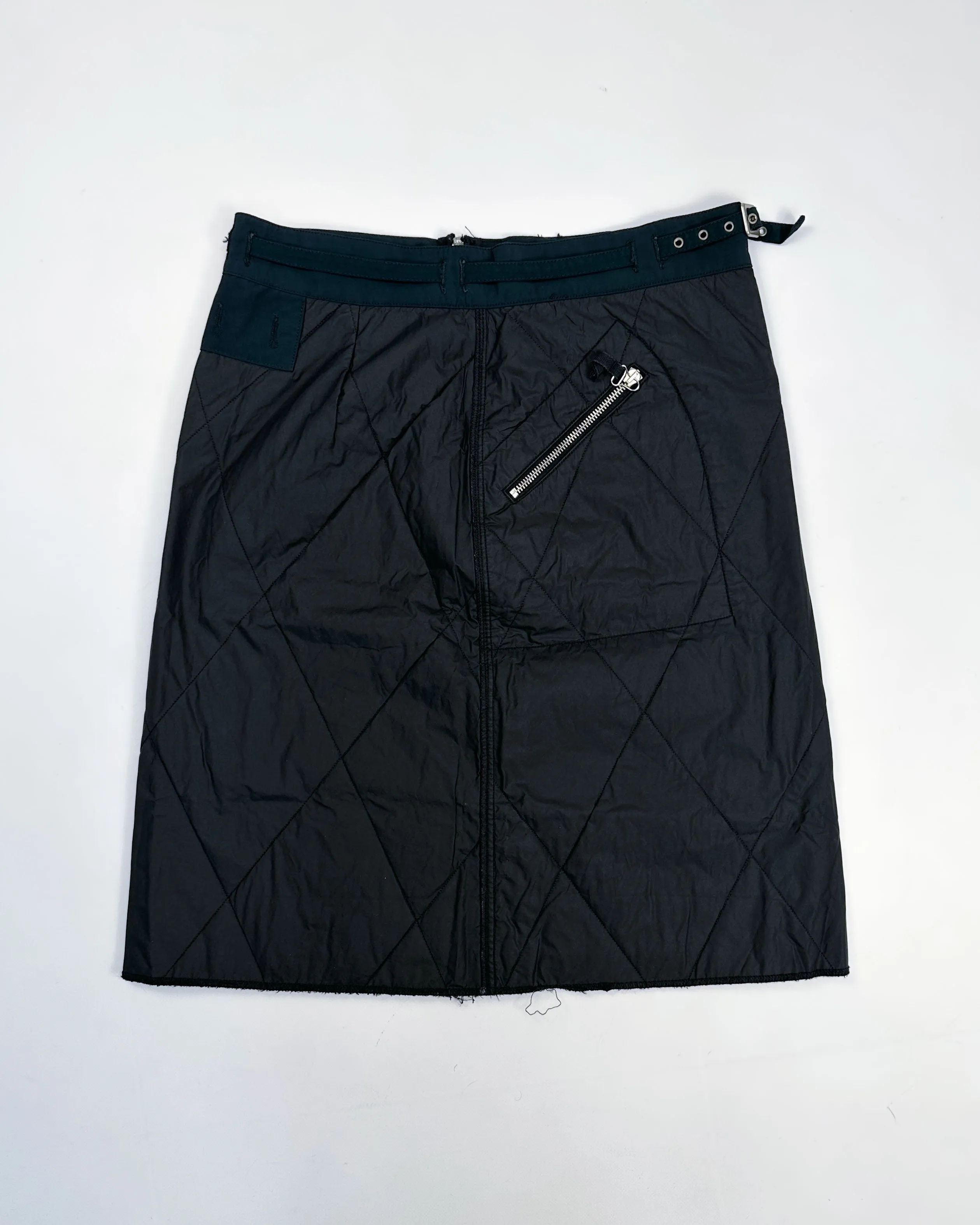 Jean Paul Gaultier Black Padded Skirt 2000's