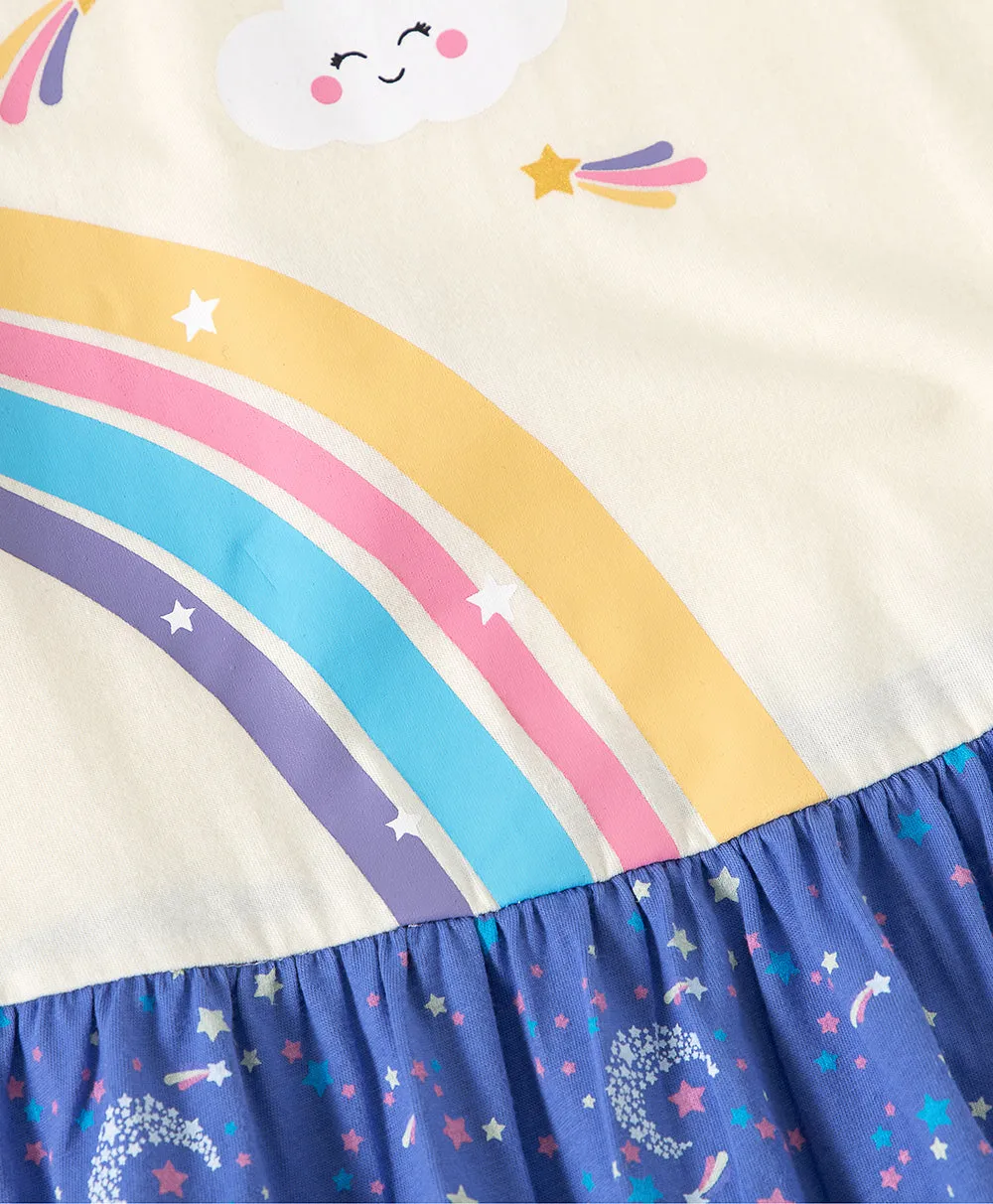 Junior Dazzling Rainbow GIRLS Dress