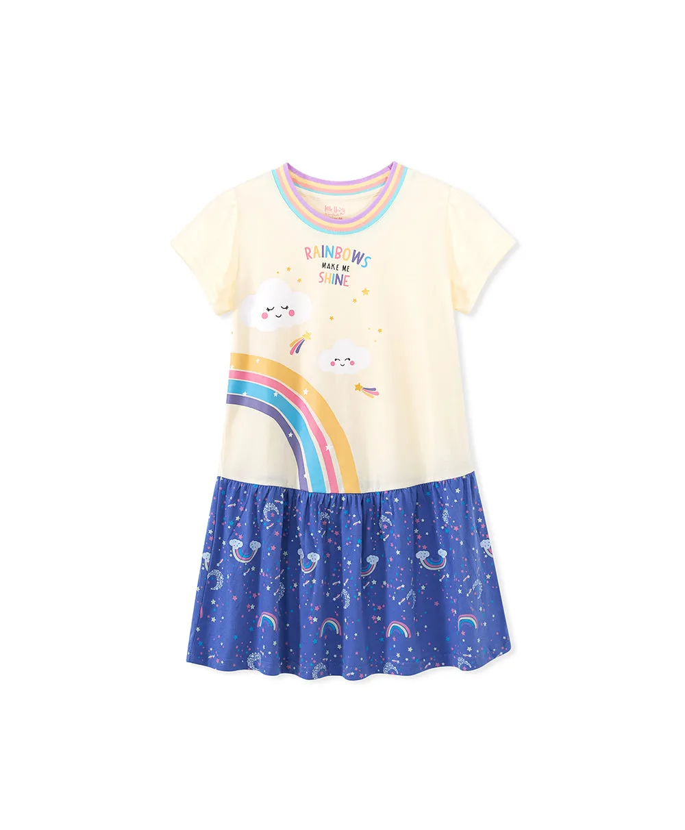 Junior Dazzling Rainbow GIRLS Dress