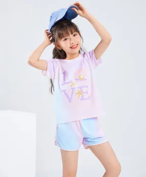 Junior Dream Seashells GIRLS Top & Shorts PJ Set