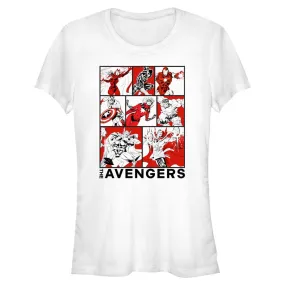 Junior's Marvel Avengers Classic The Avengers BoxUp T-Shirt