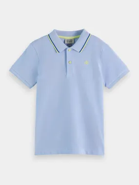 Kids - Tipped polo shirt