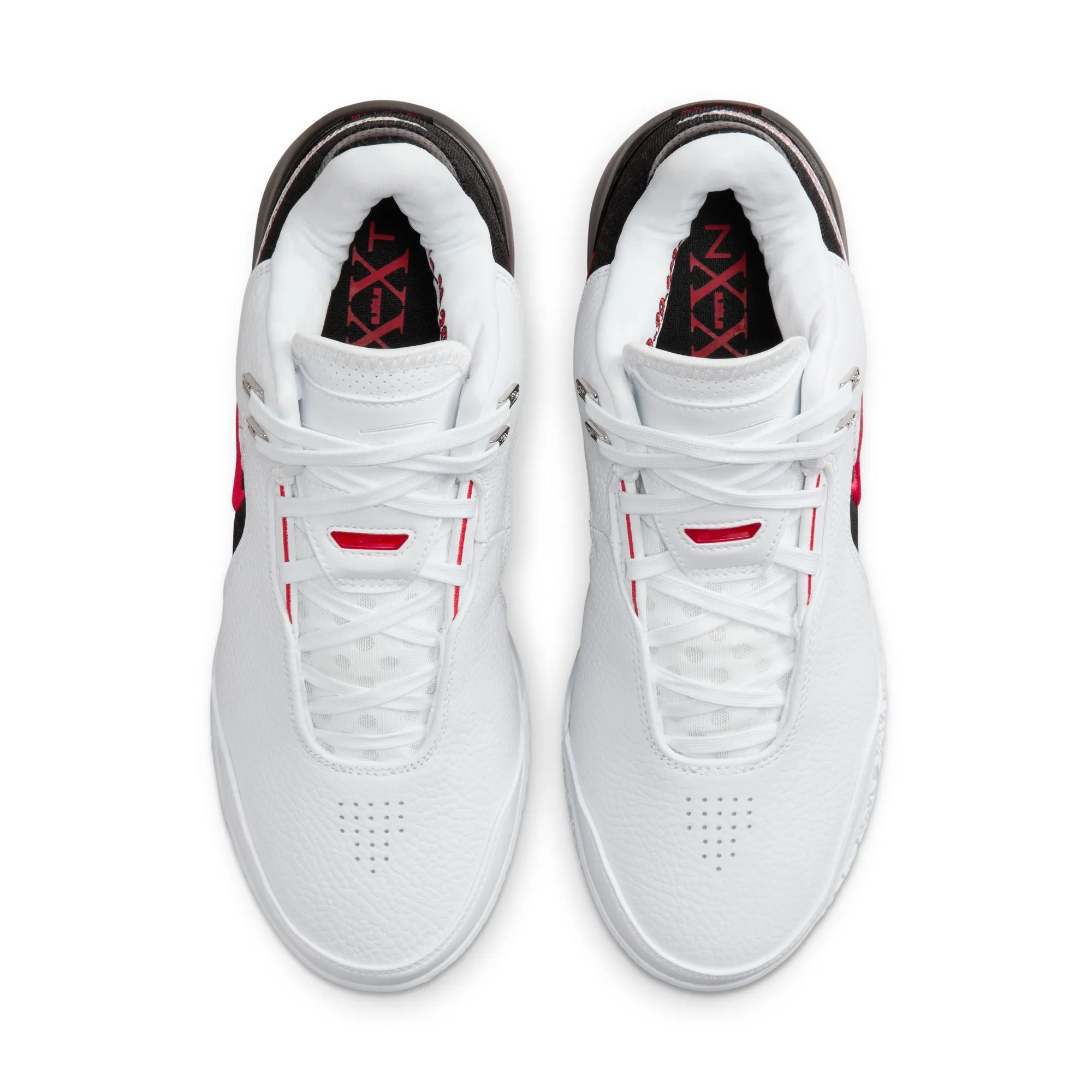 LEBRON NXXT GEN AMPD EP WHITE/BLACK-UNIVERSITY RED