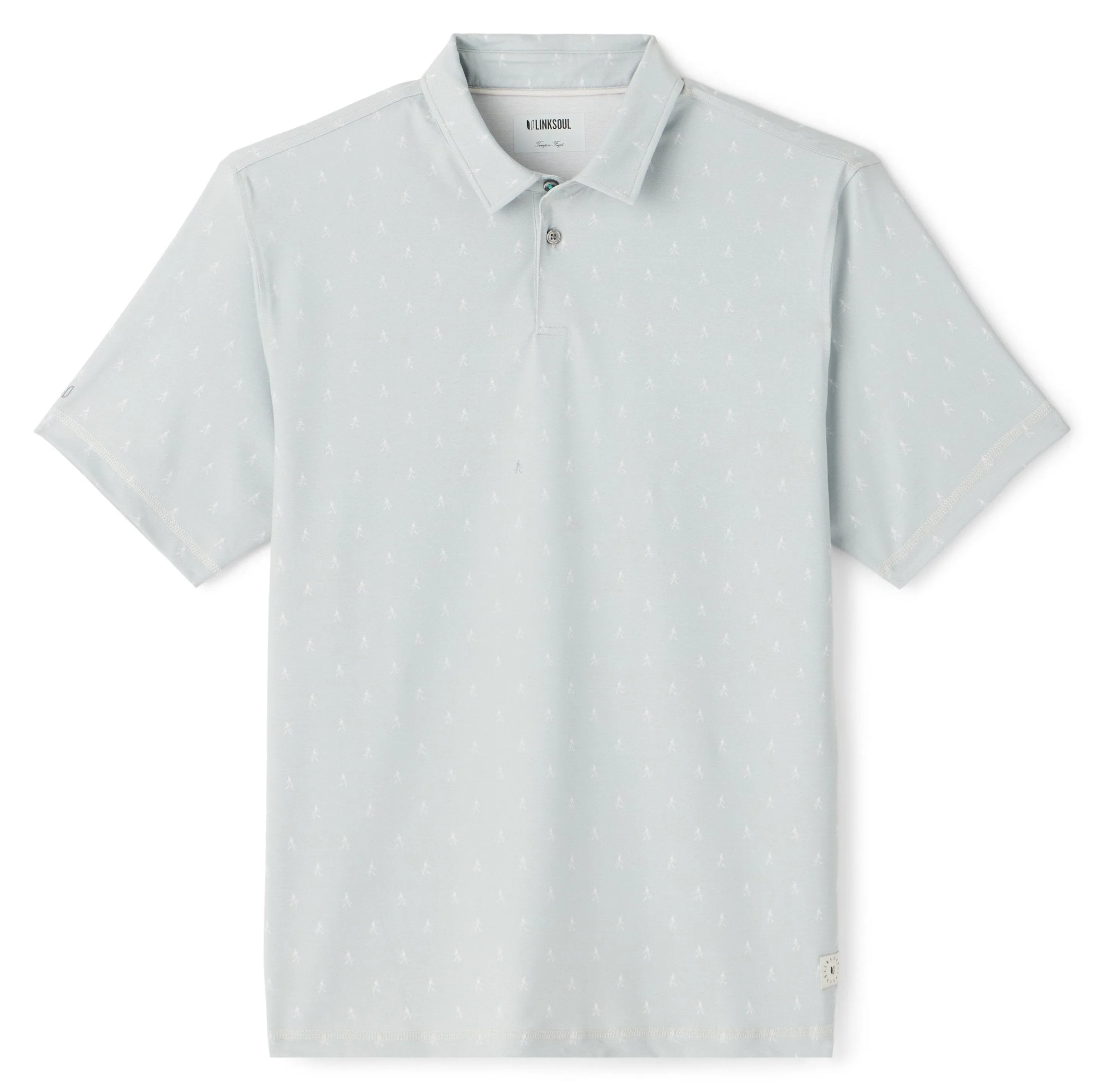 Linksoul Drysdale Walking Man Print Polo