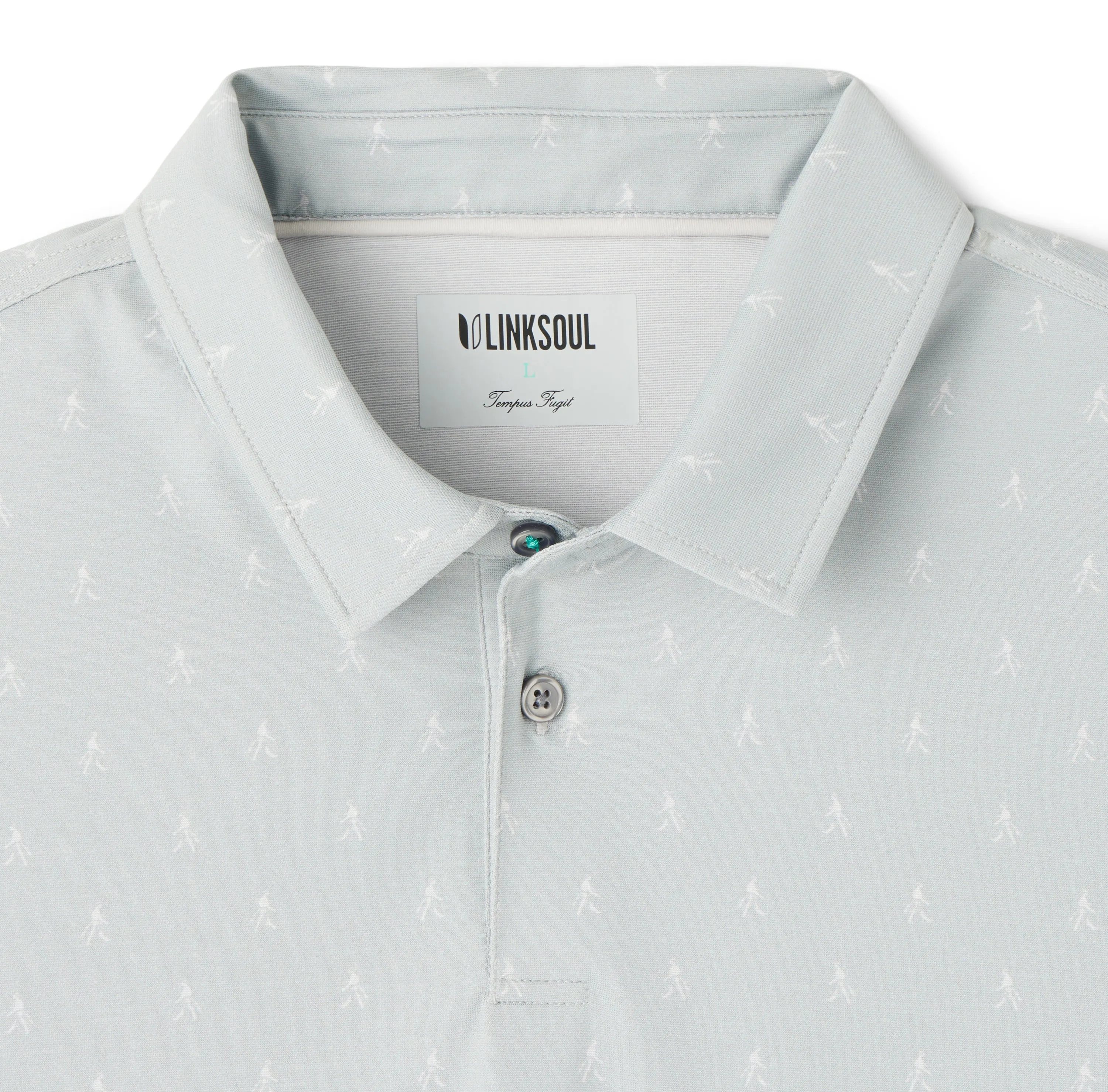 Linksoul Drysdale Walking Man Print Polo