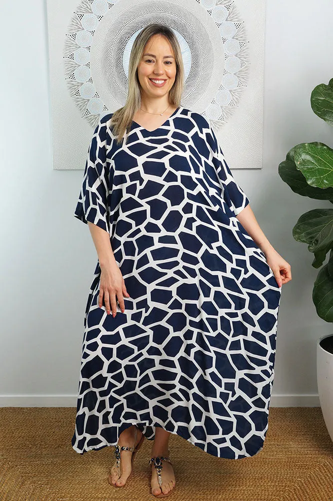 Long Kaftan "Giraffe