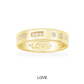 LOVE Morse Code Ring