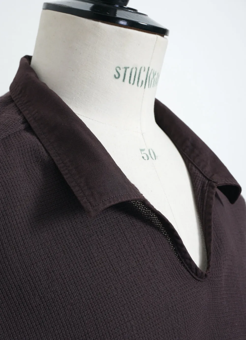 MARIUS | Casual Gauze Pull-on Shirt | Kalamata