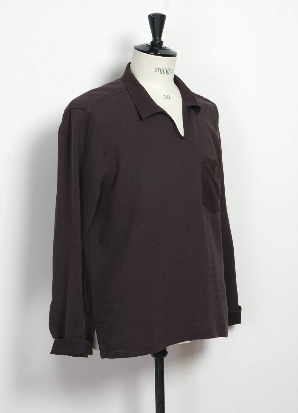 MARIUS | Casual Gauze Pull-on Shirt | Kalamata