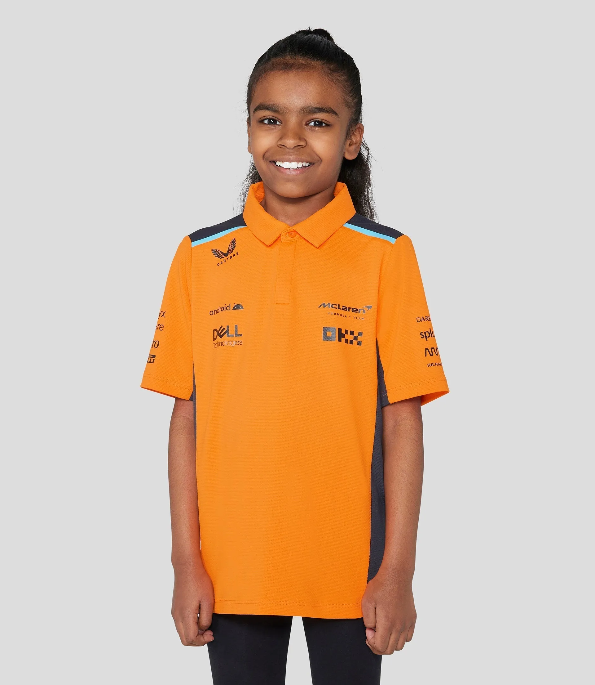 MCLAREN JUNIOR  POLO SHIRT - PAPAYA ORANJE