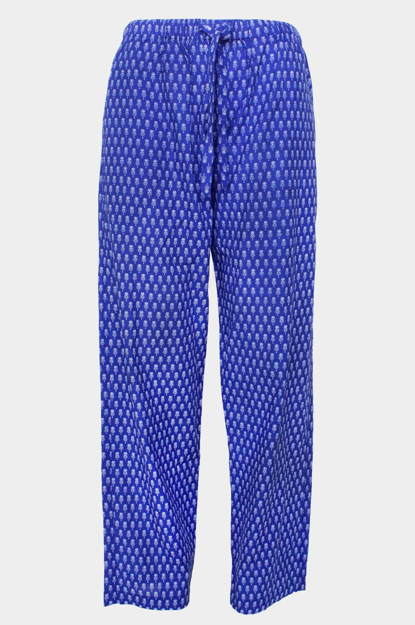 Men's Pyjama Bottoms | Cobalt Blue/White