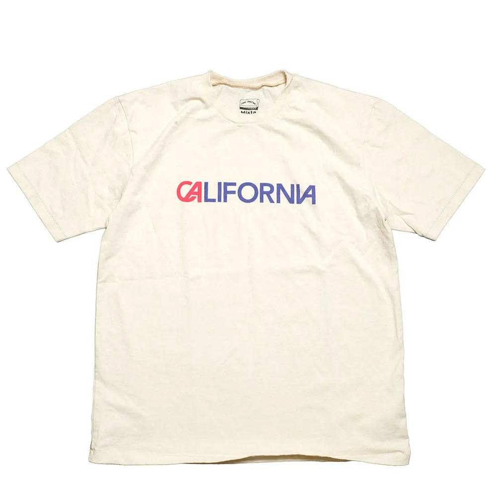 Mixta  - CREW NECK PRINT TEE - CALIFORNIA - MI23-CAL