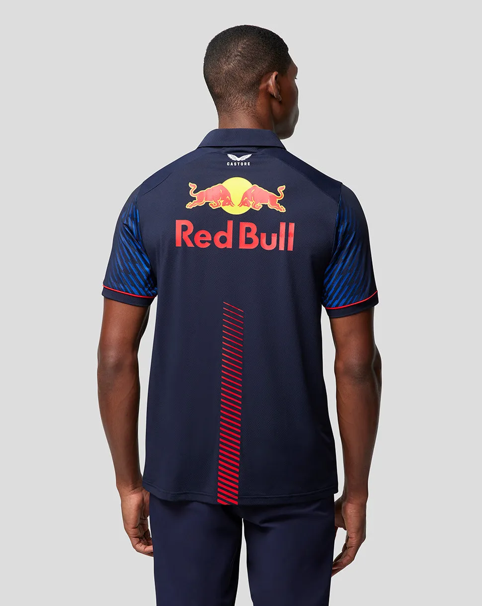 ORACLE RED BULL RACING HEREN SS POLO SHIRT BESTUURDER MAX VERSTAPPEN - DONKERBLAUW