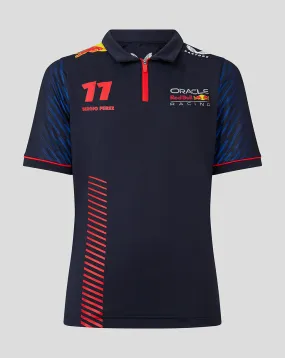 ORACLE RED BULL RACING JUNIOR SS POLO SHIRT BESTUURDER SERGIO ‘’CHECO’’ PÉREZ - DONKERBLAUW