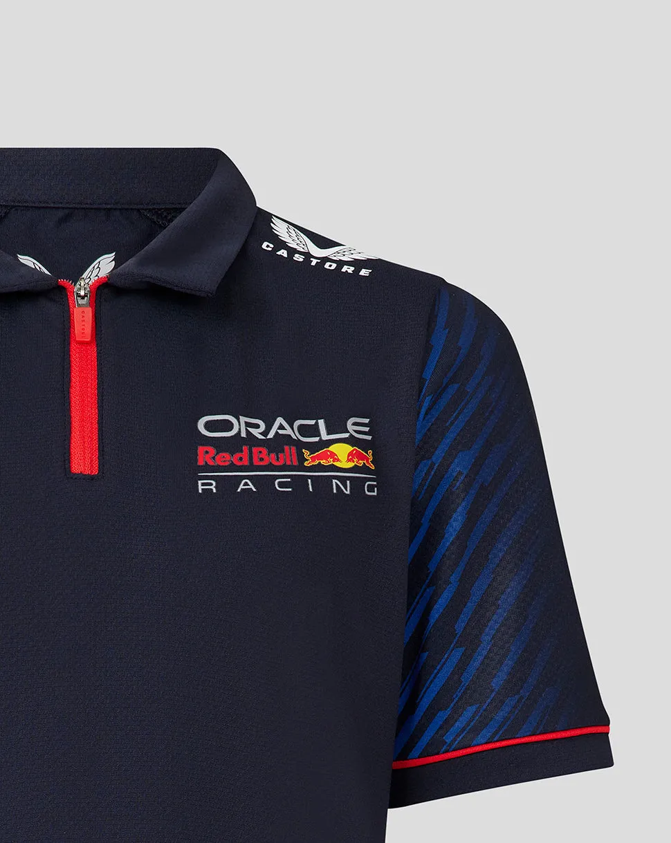 ORACLE RED BULL RACING JUNIOR SS POLO SHIRT BESTUURDER SERGIO ‘’CHECO’’ PÉREZ - DONKERBLAUW