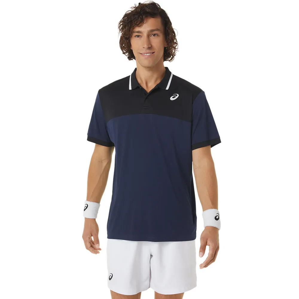 Polo Asics para Hombre Court Polo Shirt Azul