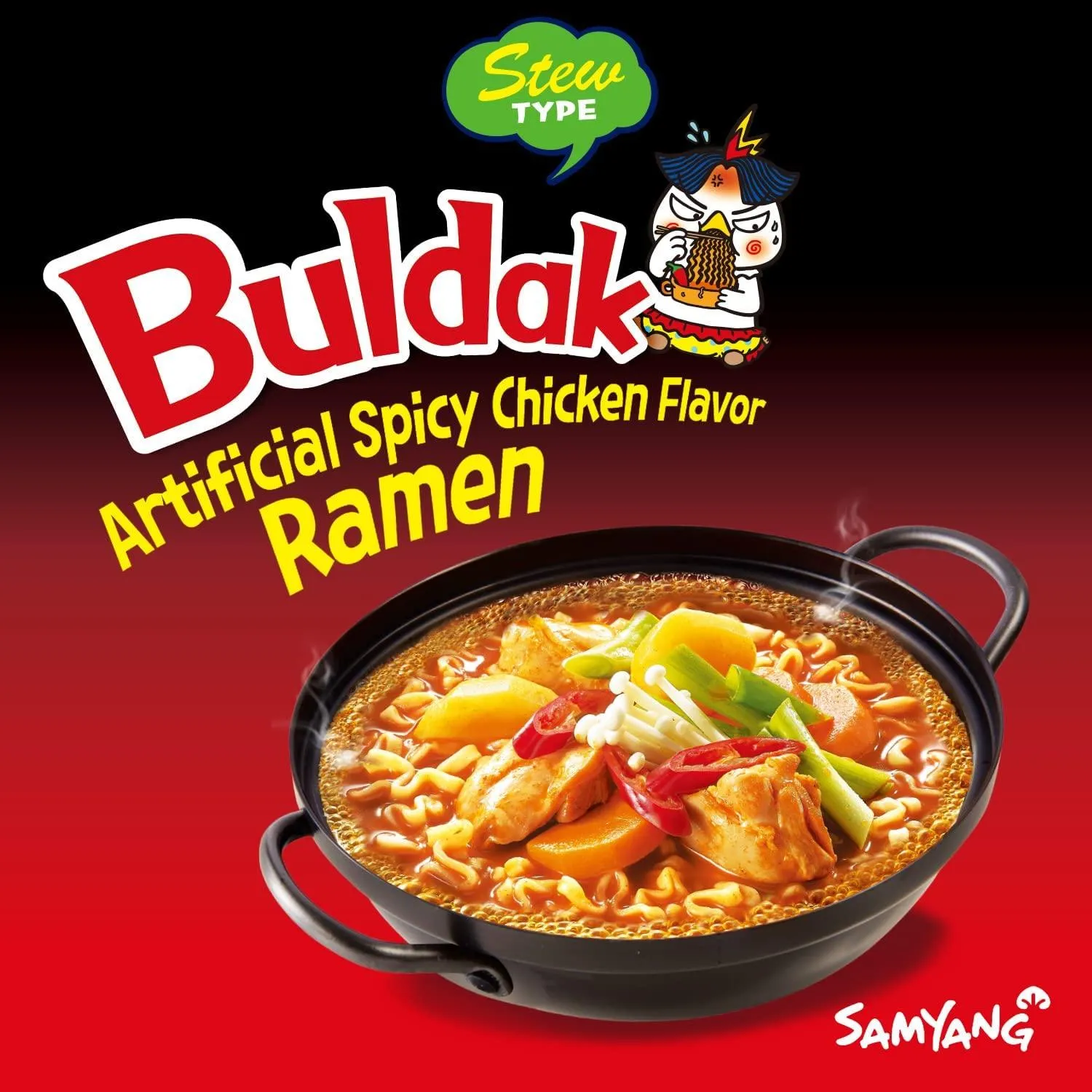 Samyang Buldak Stew Chicken Flavor Spicy Noodles