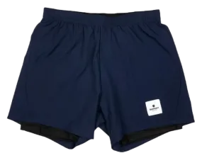 Saysky | 2-in-1 Run Short | Heren | Maritime Blue