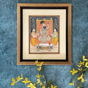 Shrinathji Pichwai Painting - Handpainted Wall Decor