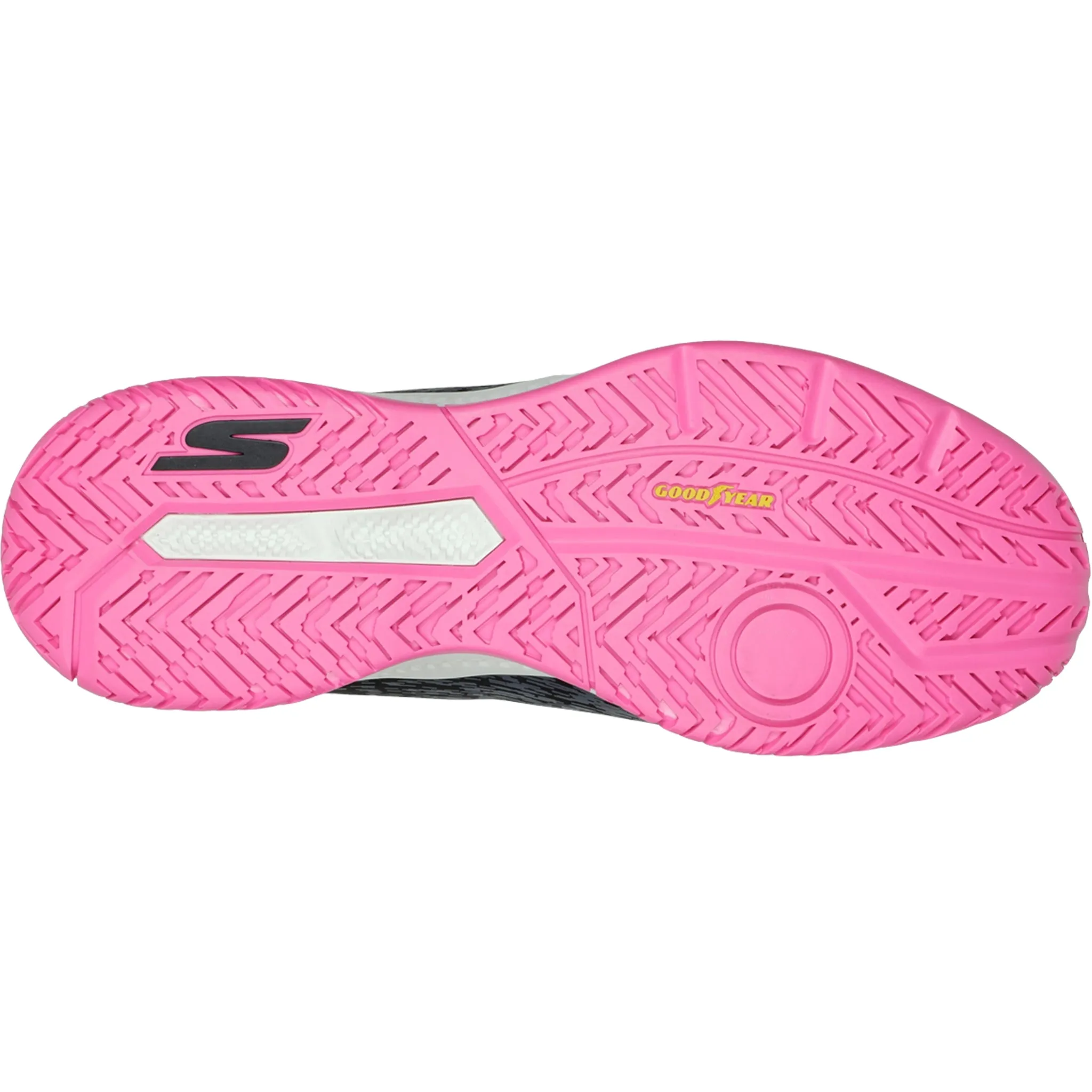 Skechers Women's 172070 Viper Court Black Pink Pickleball Shoes