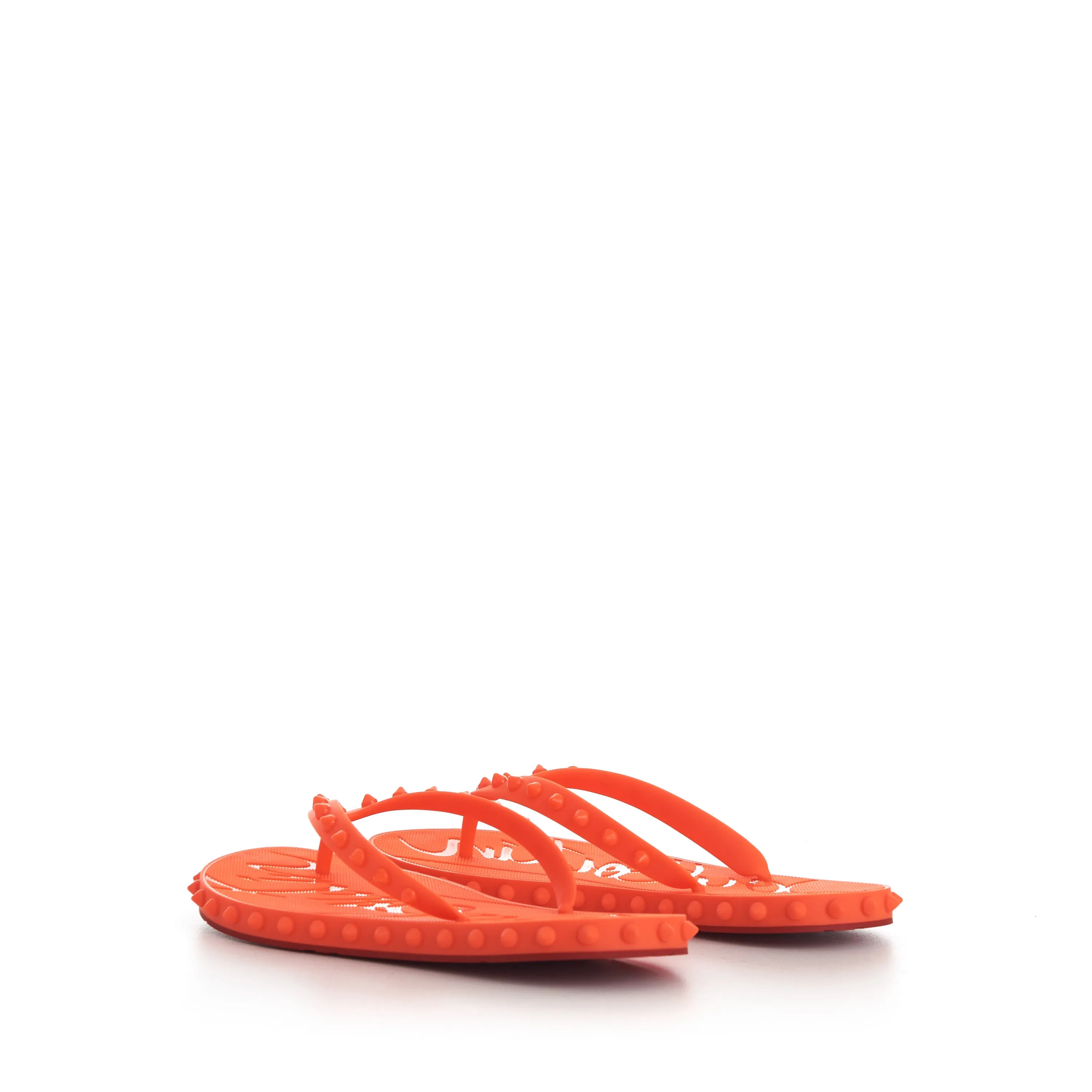 Super Loubi Flip Woman Flip Flops - Rubber - Fluo Orange