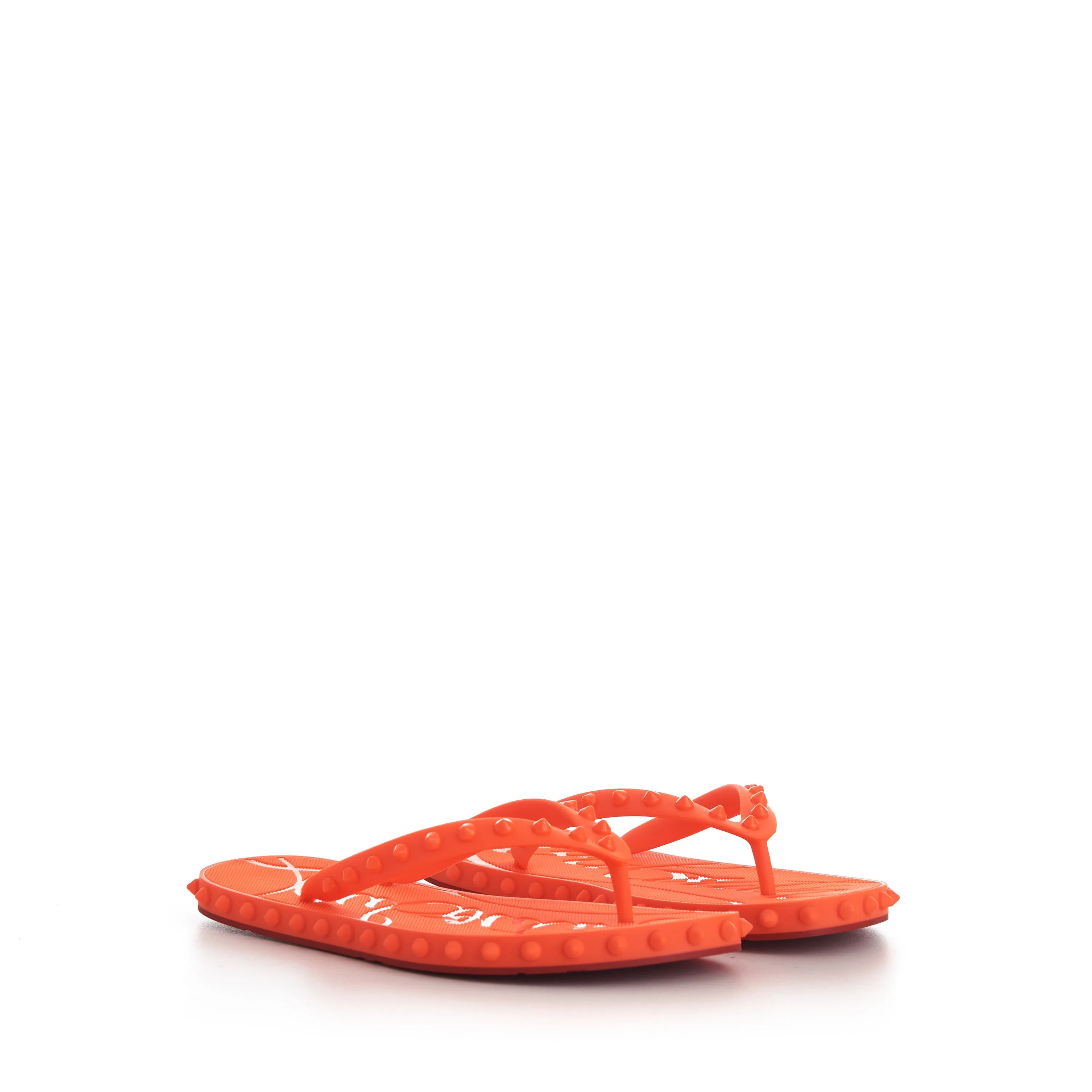 Super Loubi Flip Woman Flip Flops - Rubber - Fluo Orange