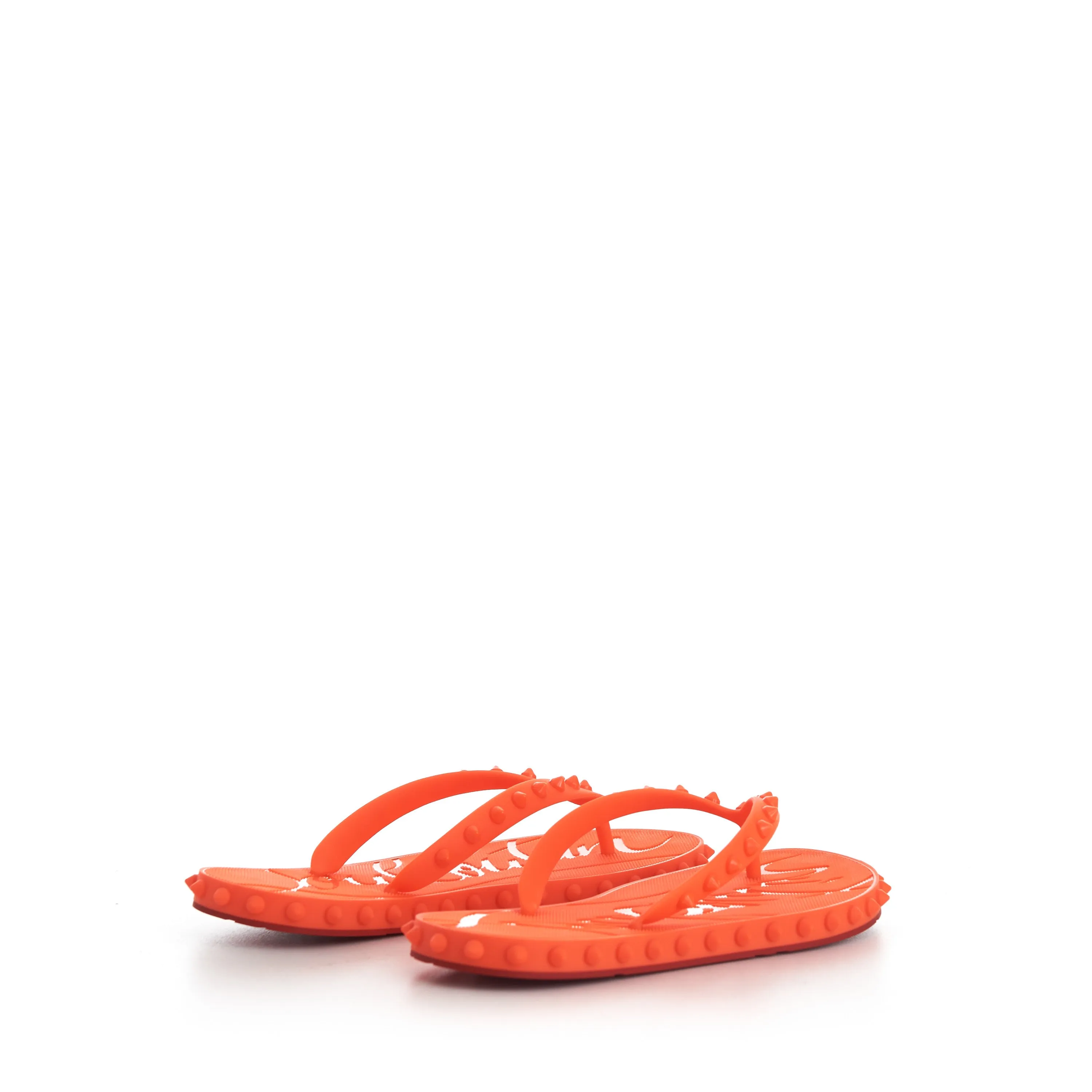 Super Loubi Flip Woman Flip Flops - Rubber - Fluo Orange