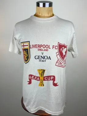 T-Shirt | 1992 | Genoa vs Liverpool | UEFA Cup | Bootleg T-Shirt