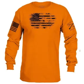 Vintage American Long Sleeve - Safety Orange