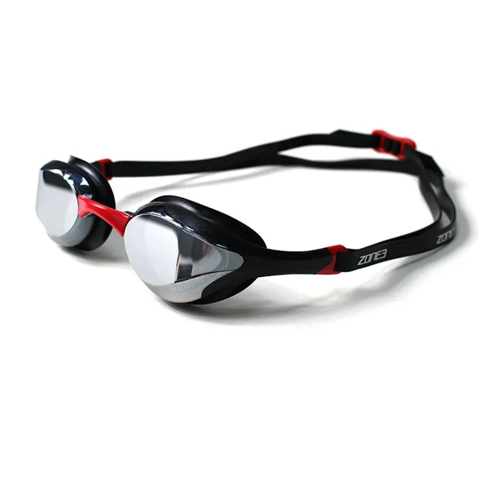 Zone3 | Volare | Swim Goggles | Black / Red Polarized Mirror